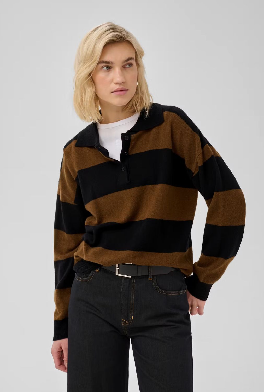 MEW | Jola knit polo pullover