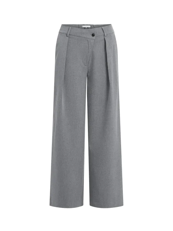 YAYA Geweven pantalon met asymmetrische sluiting