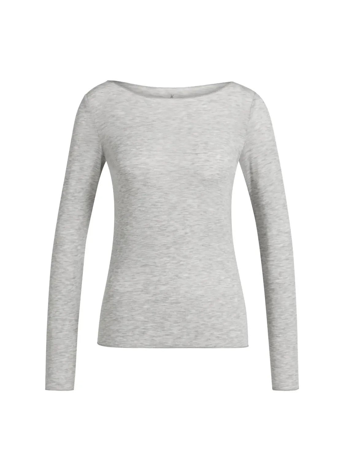 Yaya top met boothals en lange mouwen