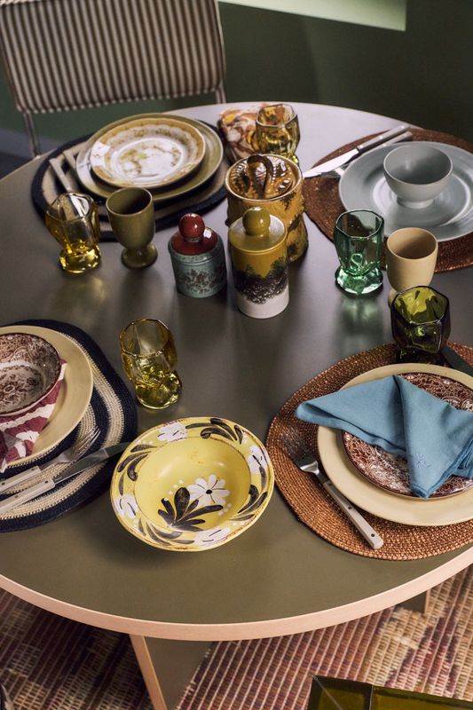 HK Living Farmhouse ceramics: dinner plate cream