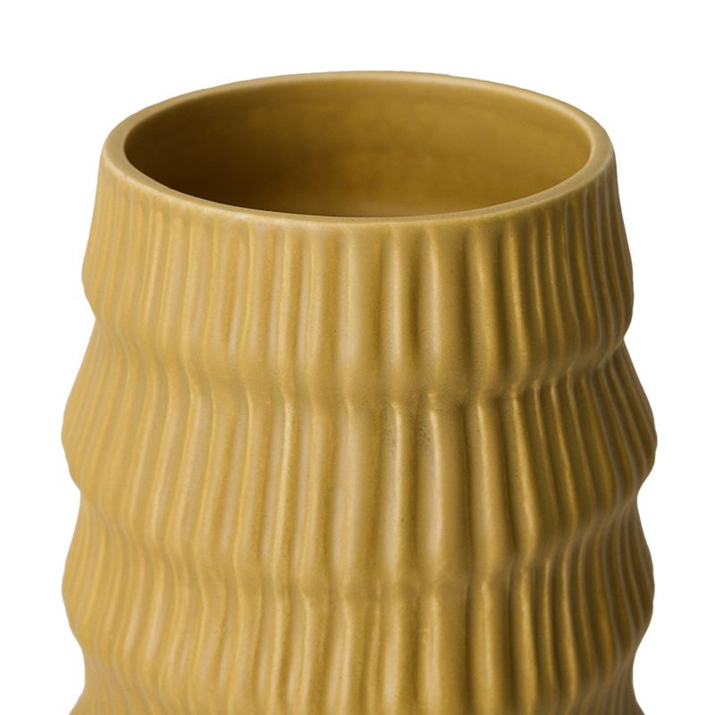 HK Living Ceramic table lamp ochre