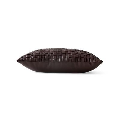 HK Living Woven cushion chocolate brown