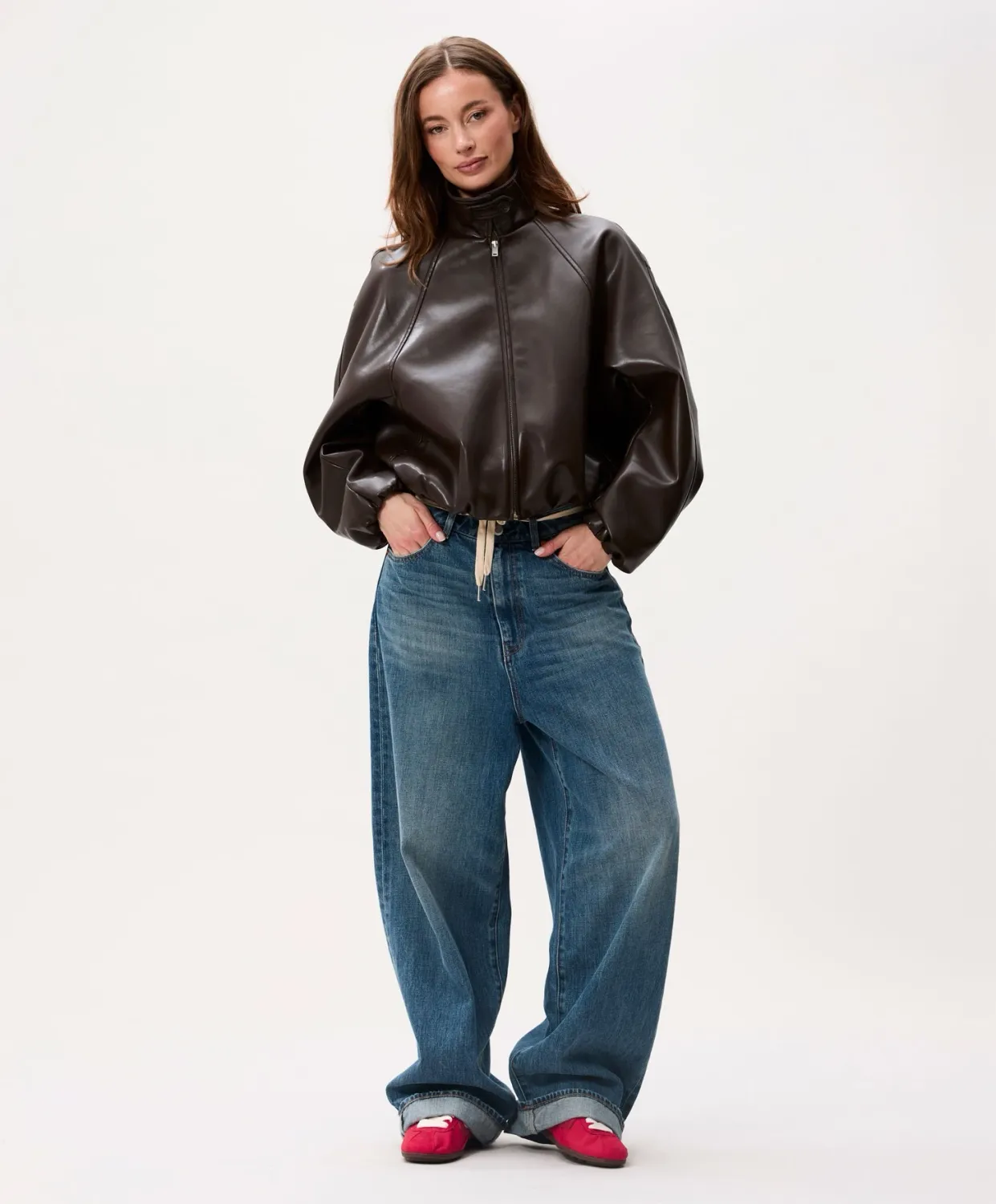 Catwalk junkie | vegan leather jacket