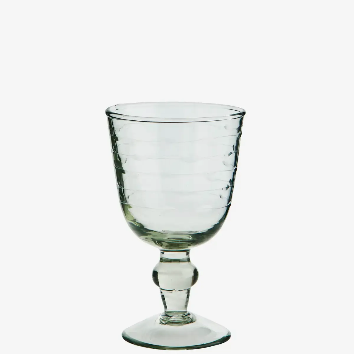 Madam Stoltz Wine glass w/ cutting