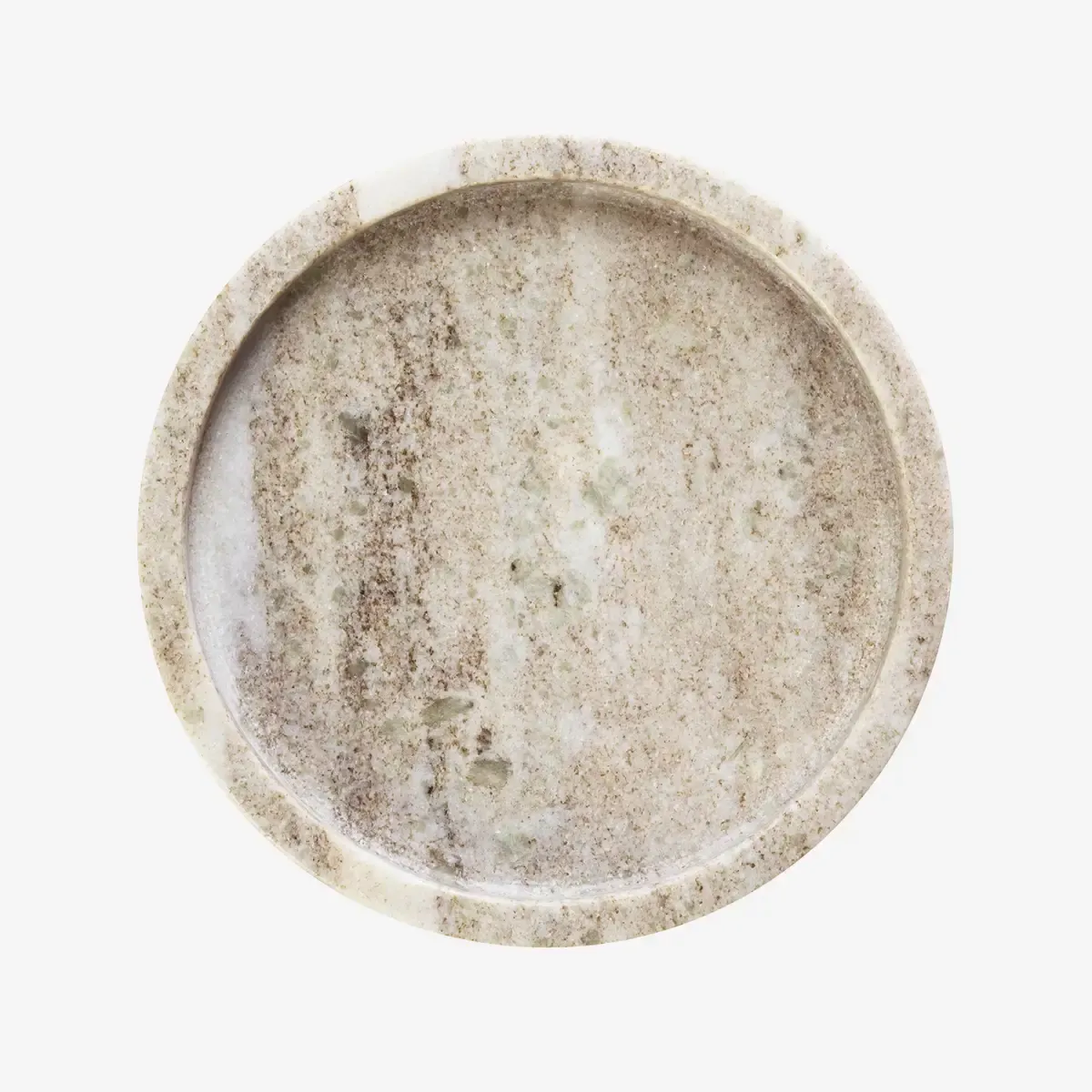 Madam Stoltz Round marble tray