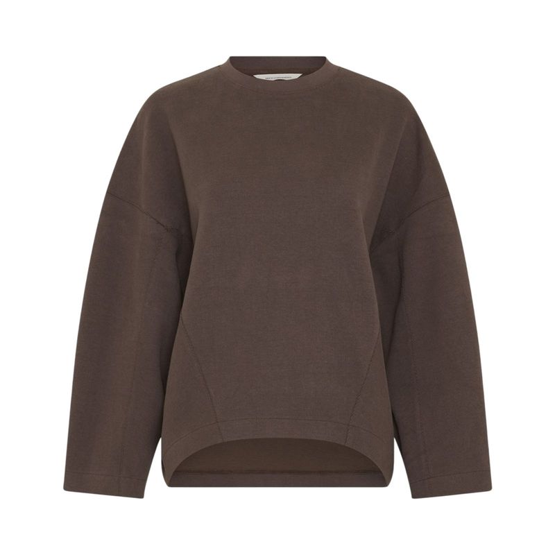 Msch Copenhagen Sweatshirt Marletta Donkerbruin