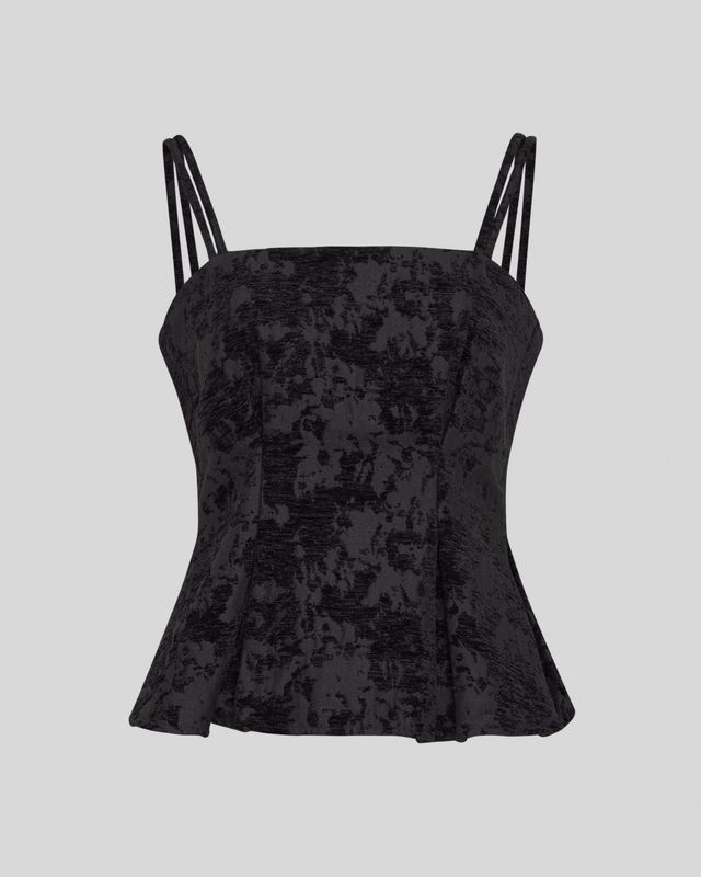 MSCHClaudia Strap Top black