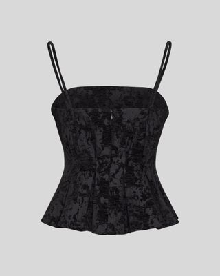 MSCHClaudia Strap Top black