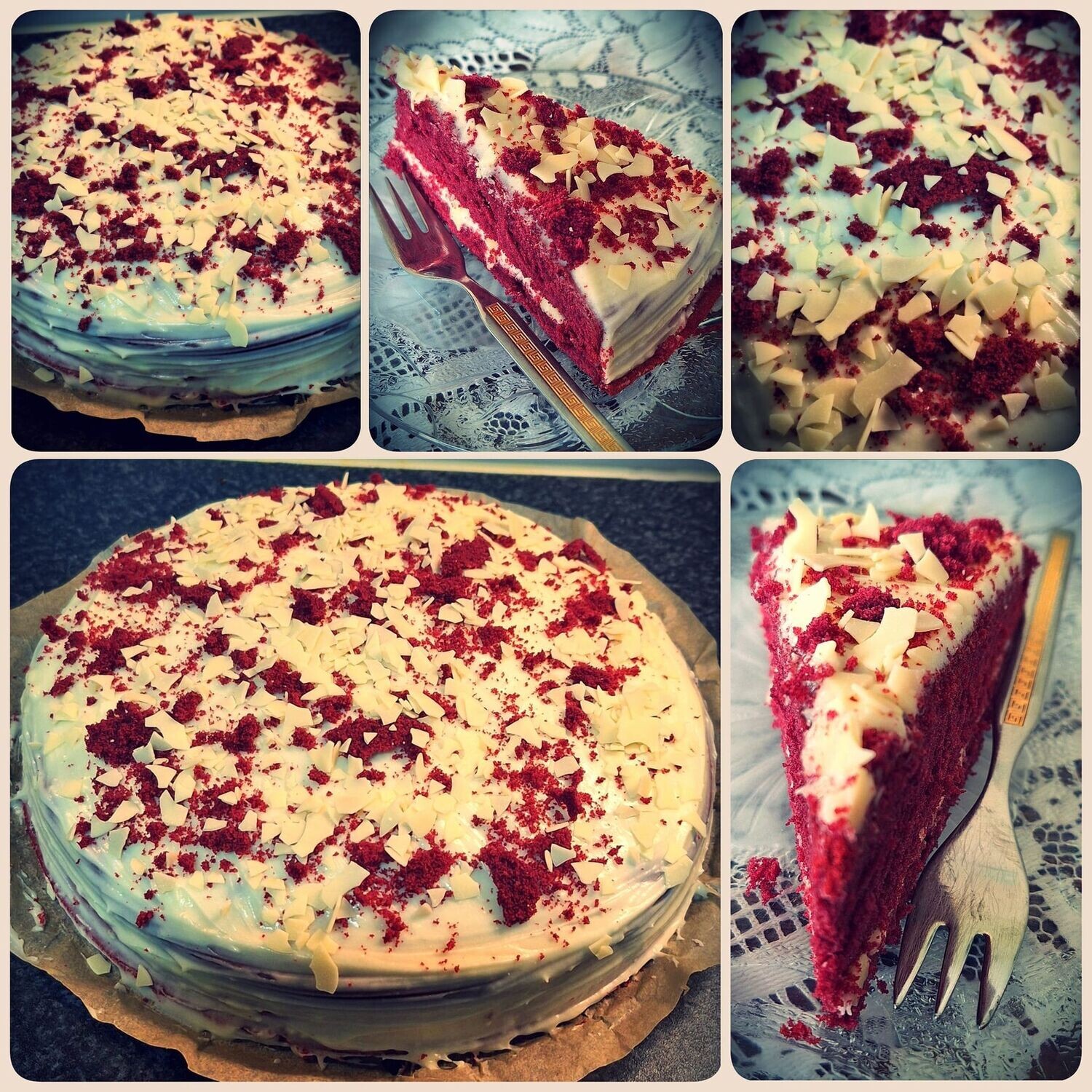 Red Velvet Taart met Monchou en Witte Chocolade