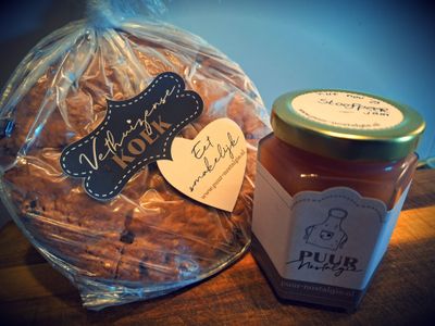 Vethuizense koek met jam.