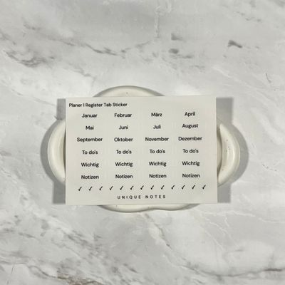 Register/Planer Sticker