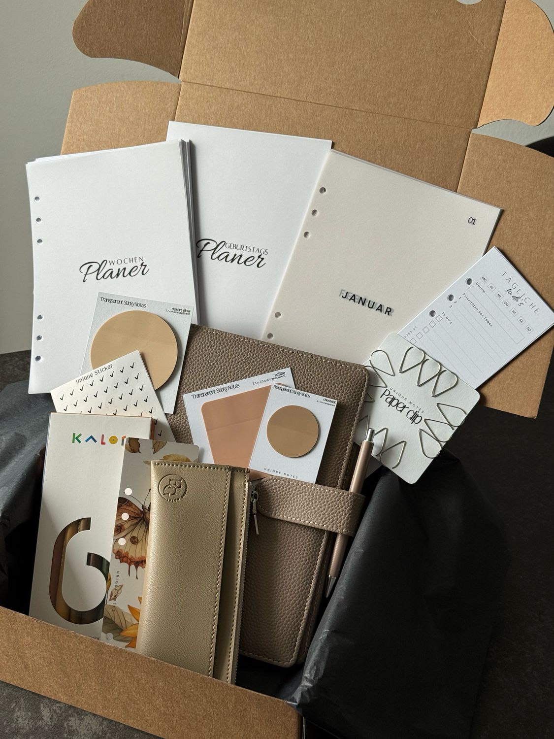 Premium Planer-Set Taupe