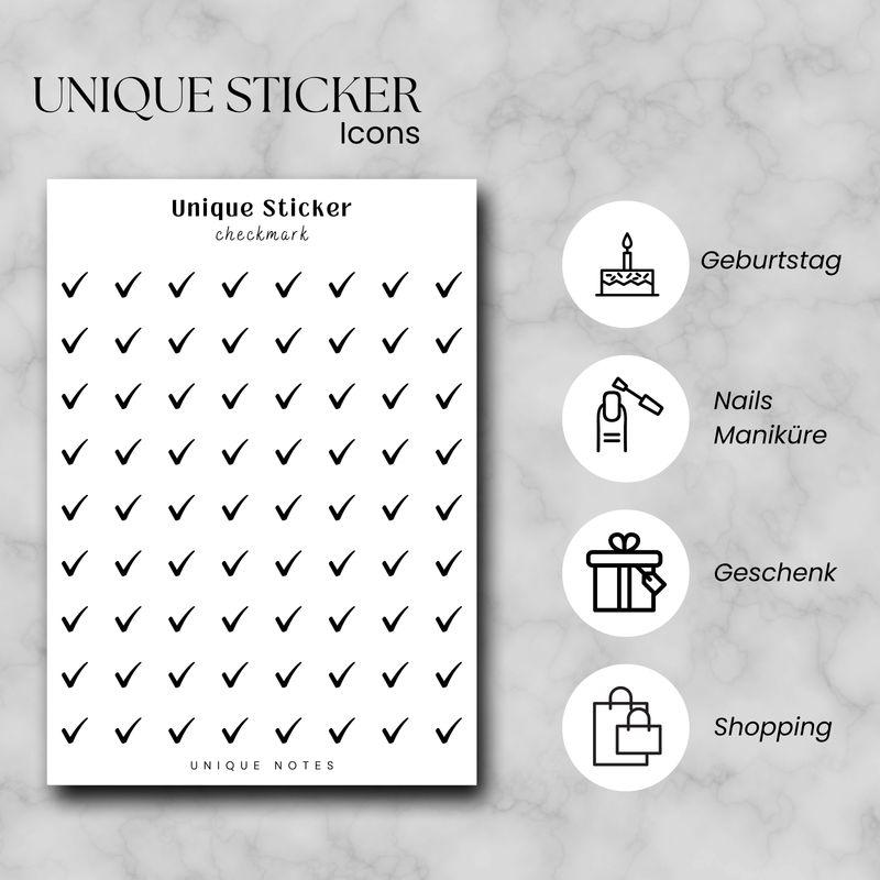 Stickerbogen &quot;Icon&quot;