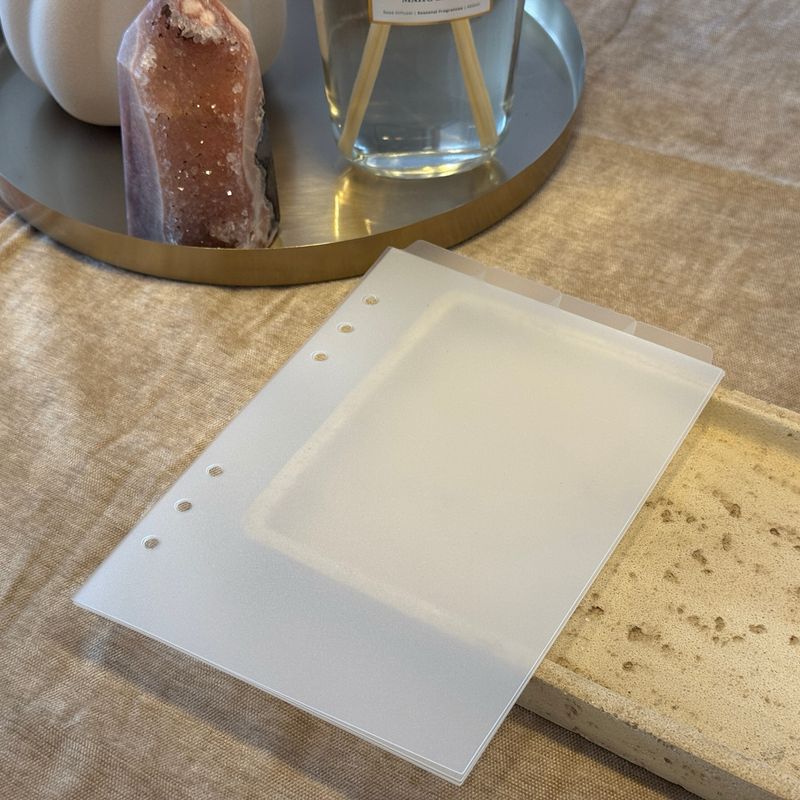 A5 l Trennblätter l Register 4-Tabs