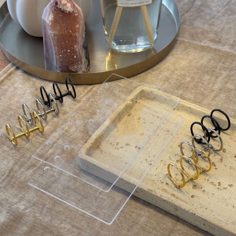 A6 Classy Edition Ringbuch l Clear Transparent