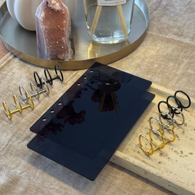 A6 Classy Edition Ringbuch l Schwarz