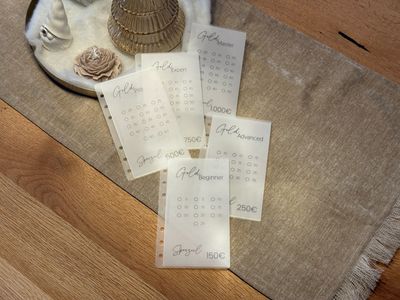 A5 l Budgeting Gold Challenge Umschlag l Transparent