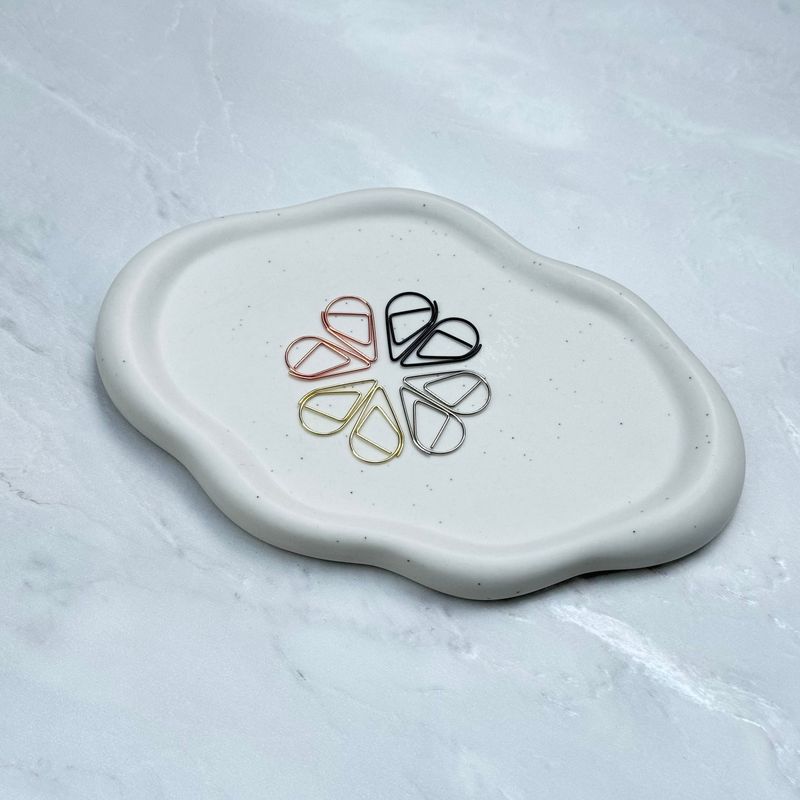 Büroklammern Wassertropfen