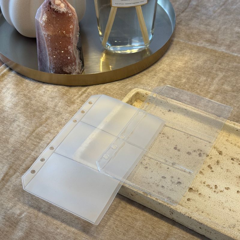 A6 l Klarsichthülle l 3-Fächer