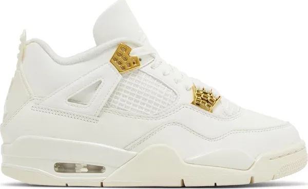 Jordan 4 Retro Metallic Gold (Women's)