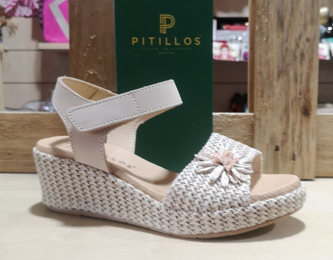 Sandalia cuña Pitillos