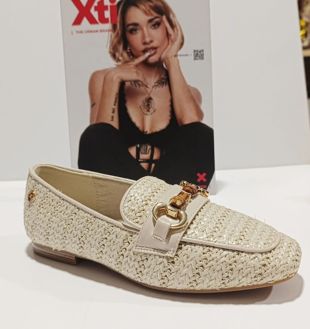 Mocasín rafia XTI