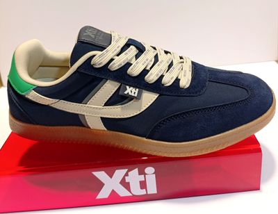 Sneaker cro XTI nylon y antelina navy 14573102