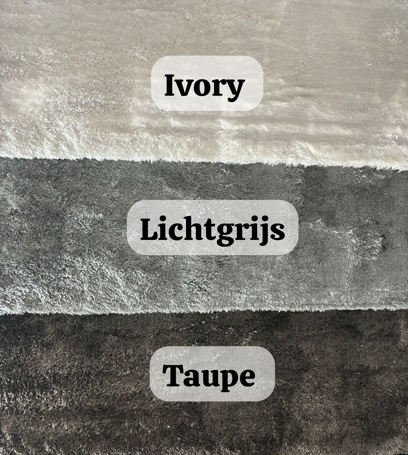 Vloerkleed Glamour in ivory, lichtgrijs, taupe 160x230 cm