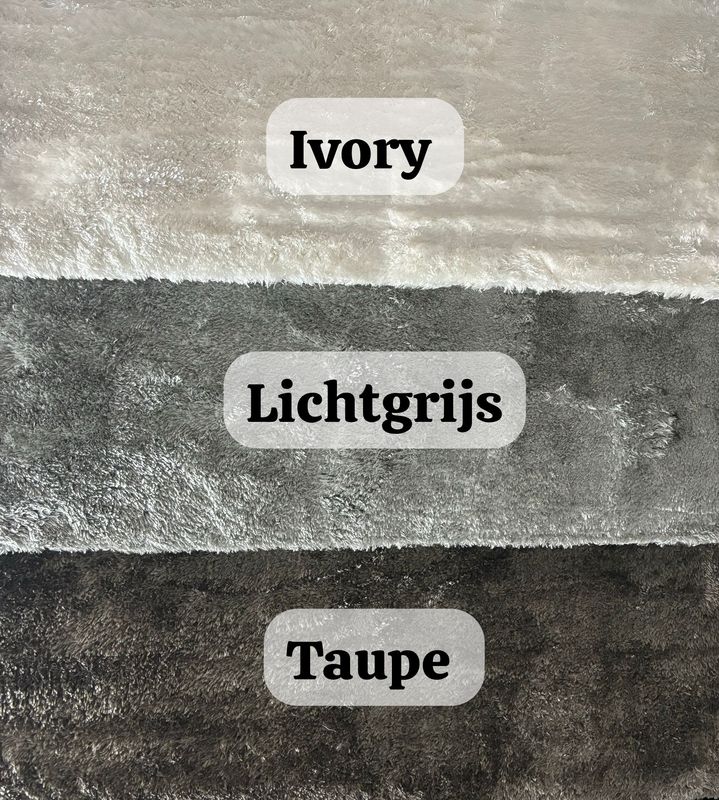 Vloerkleed Glamour in ivory, lichtgrijs, taupe 160x230 cm