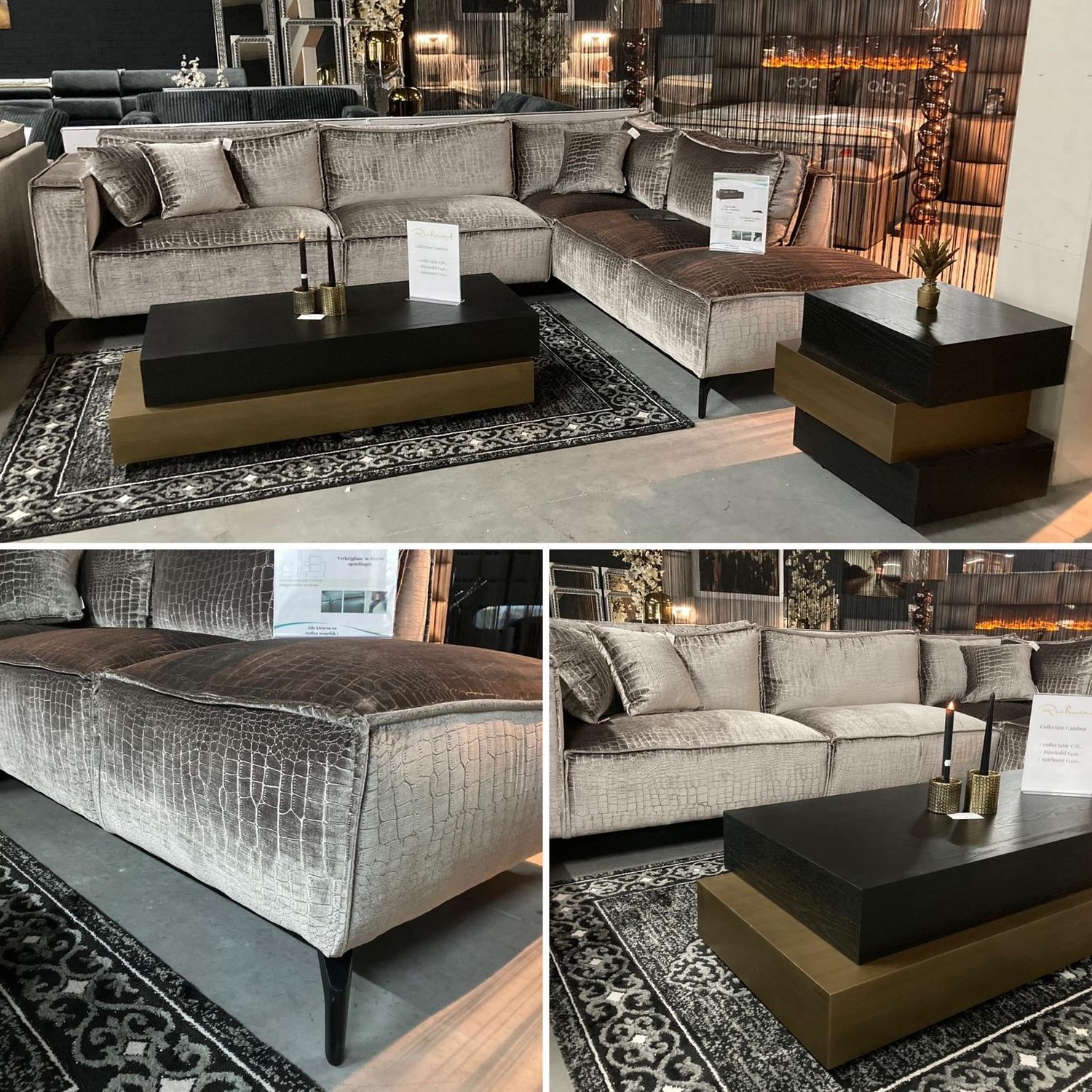Robin | Croco 107 Champagne | lounge Links of Rechts | Maatwerk