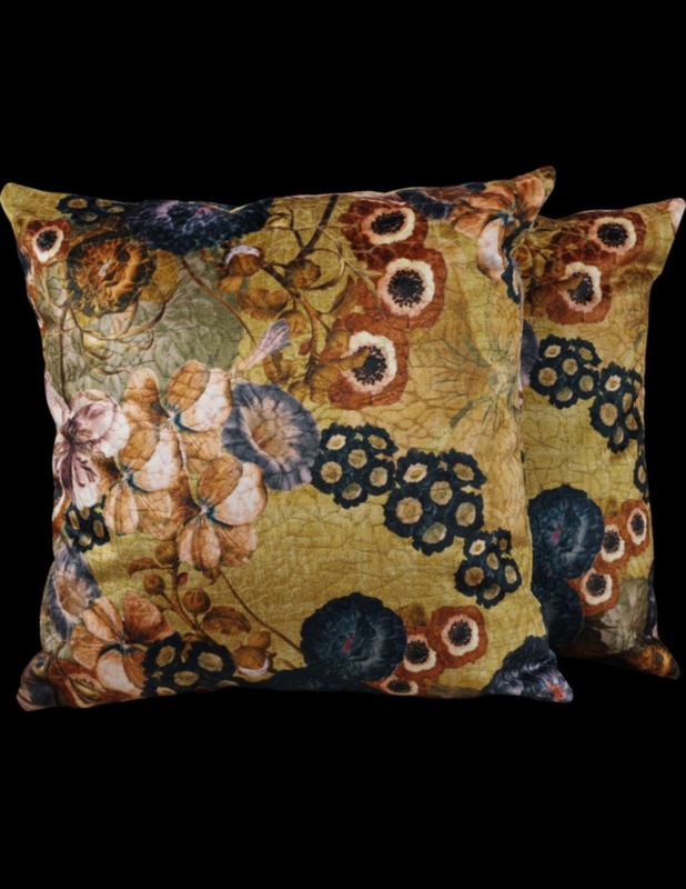 Luxe velvet sierkussen set van 2