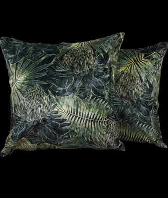 Luxe velvet sierkussen set van 2