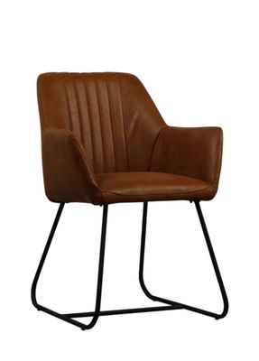 Stoel Doris, stoere Cherokee 8 Cognac!