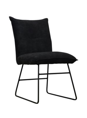 Stoel Ivo, in stijlvolle kleuren Gold, Koper, Antraciet