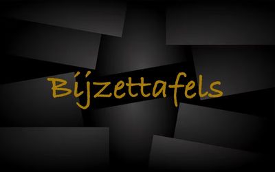 Bijzettafels