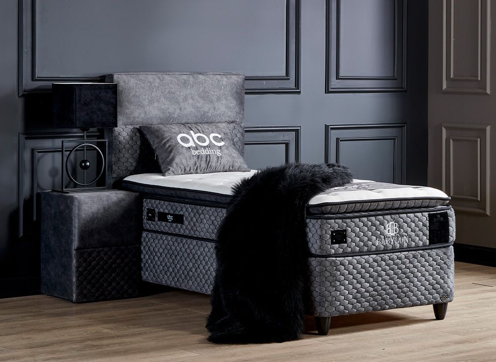 BABYLON boxspring met opbergruimte, 90x200 cm