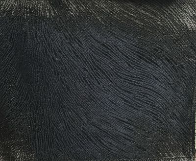 Velvet glim stofstaal - Marakesh 800 Zwart