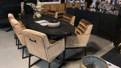 Ontdek de Kick Croco -Luxe eetkamerstoelen