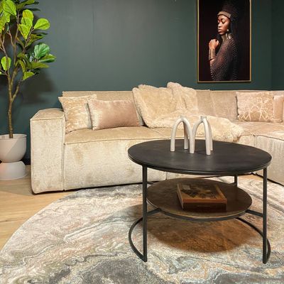 Salontafel Lecia | Zwart Goud Salontafel Lecia | Zwart Goud