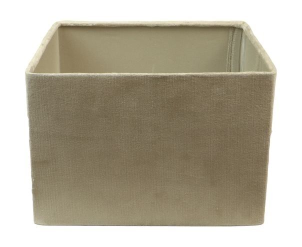 HSM Collection-Vierkante Lampenkap-30x30x20-Grijs-Stof