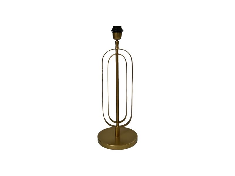 HSM Collection-Tafellamp-20x20x55-Goud-Metaal
