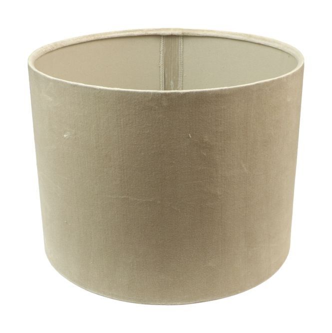 HSM Collection-Ronde Lampenkap-32x32x24-Grijs-Stof