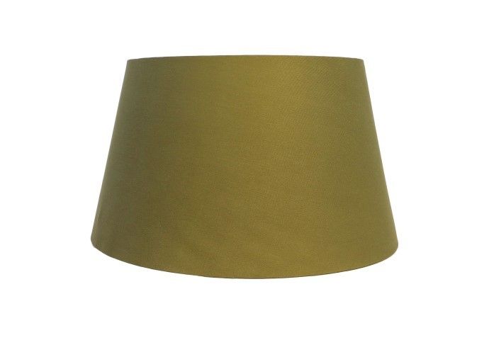 HSM Collection-Ronde Lampenkap Conisch XL-ø52/38x30-Olijf Groen-Stof