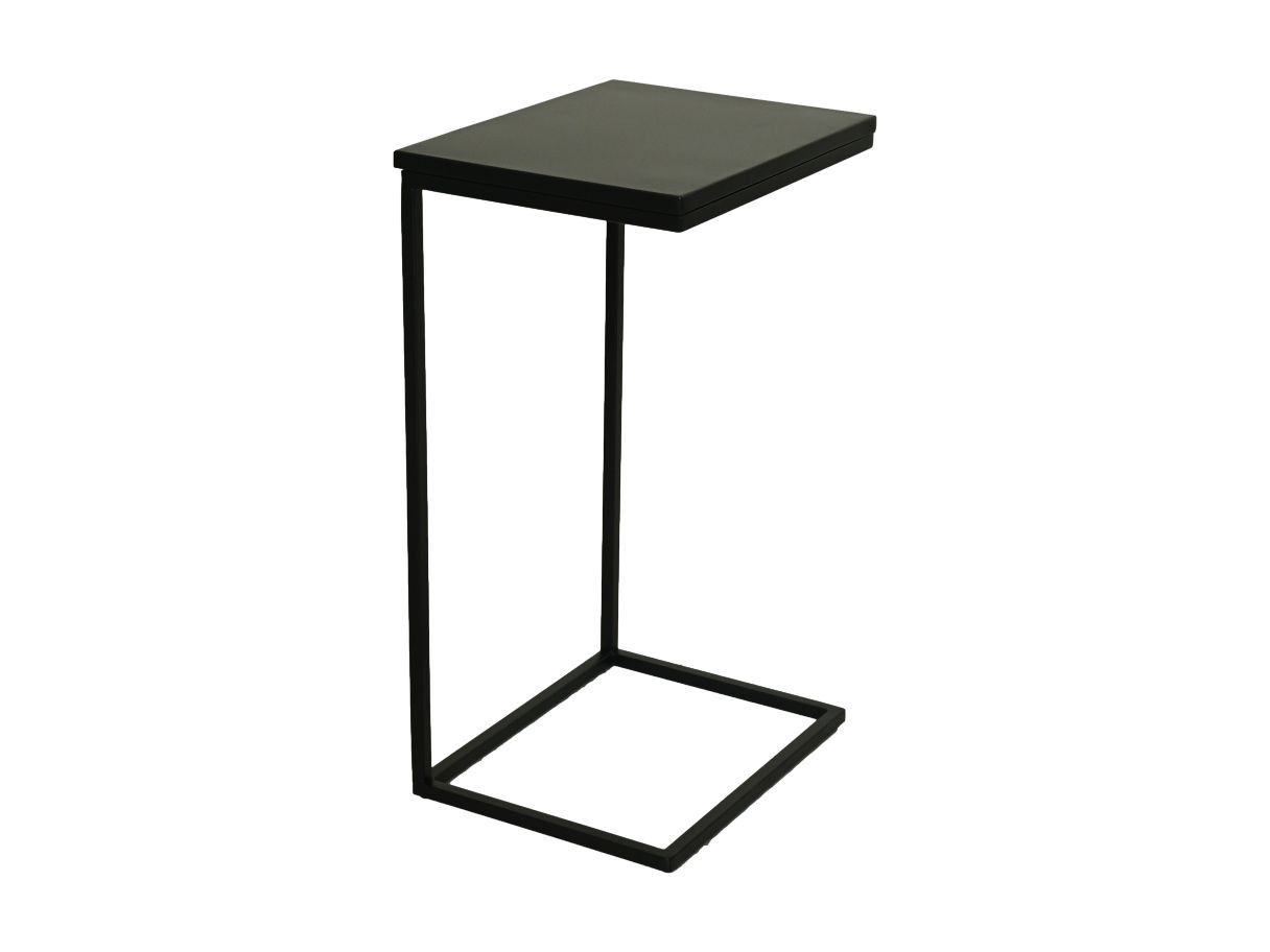 HSM Collection-Bijzettafel Read-38x30x65-Zwart-Metaal