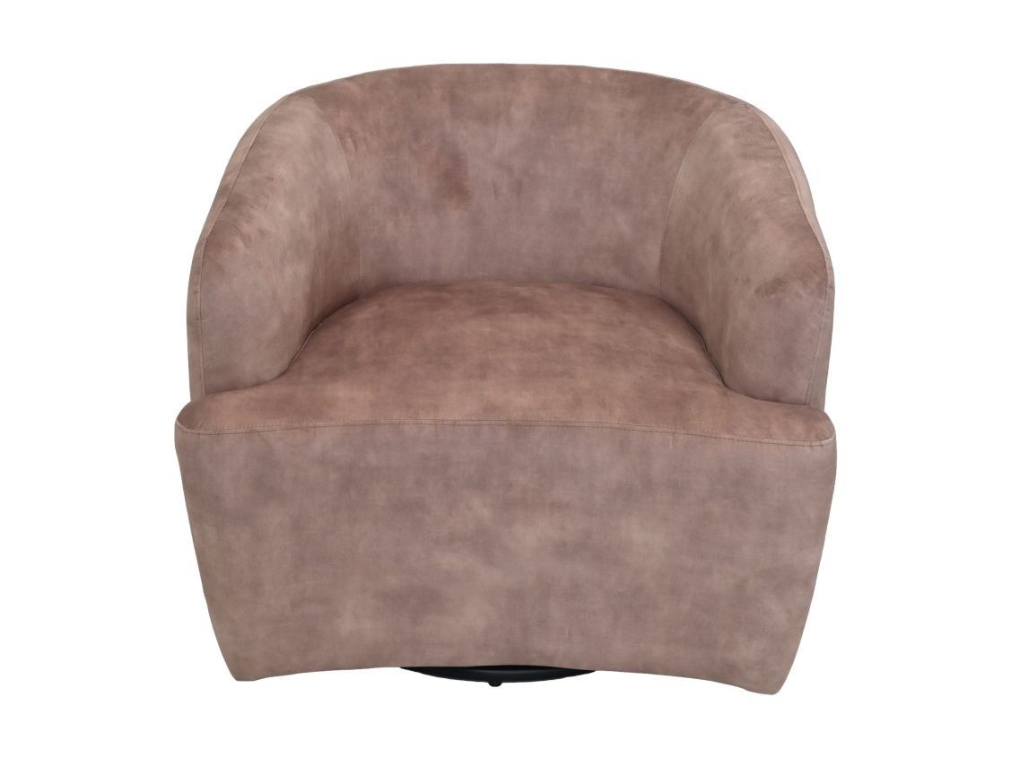 HSM Collection-Draaifauteuil Adore 10-80x77x71-Lever/Zwart-Stof/Metaal