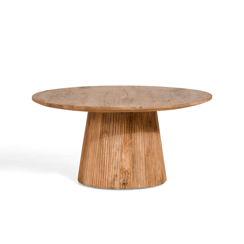 Bijzet tafel 80 Ø licht bruin