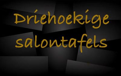 Driehoekige salontafels