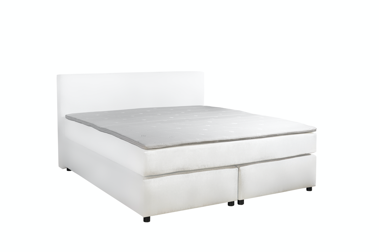 Mörgenn Boxspring Parga - Lederlook - Complete set - 90x210