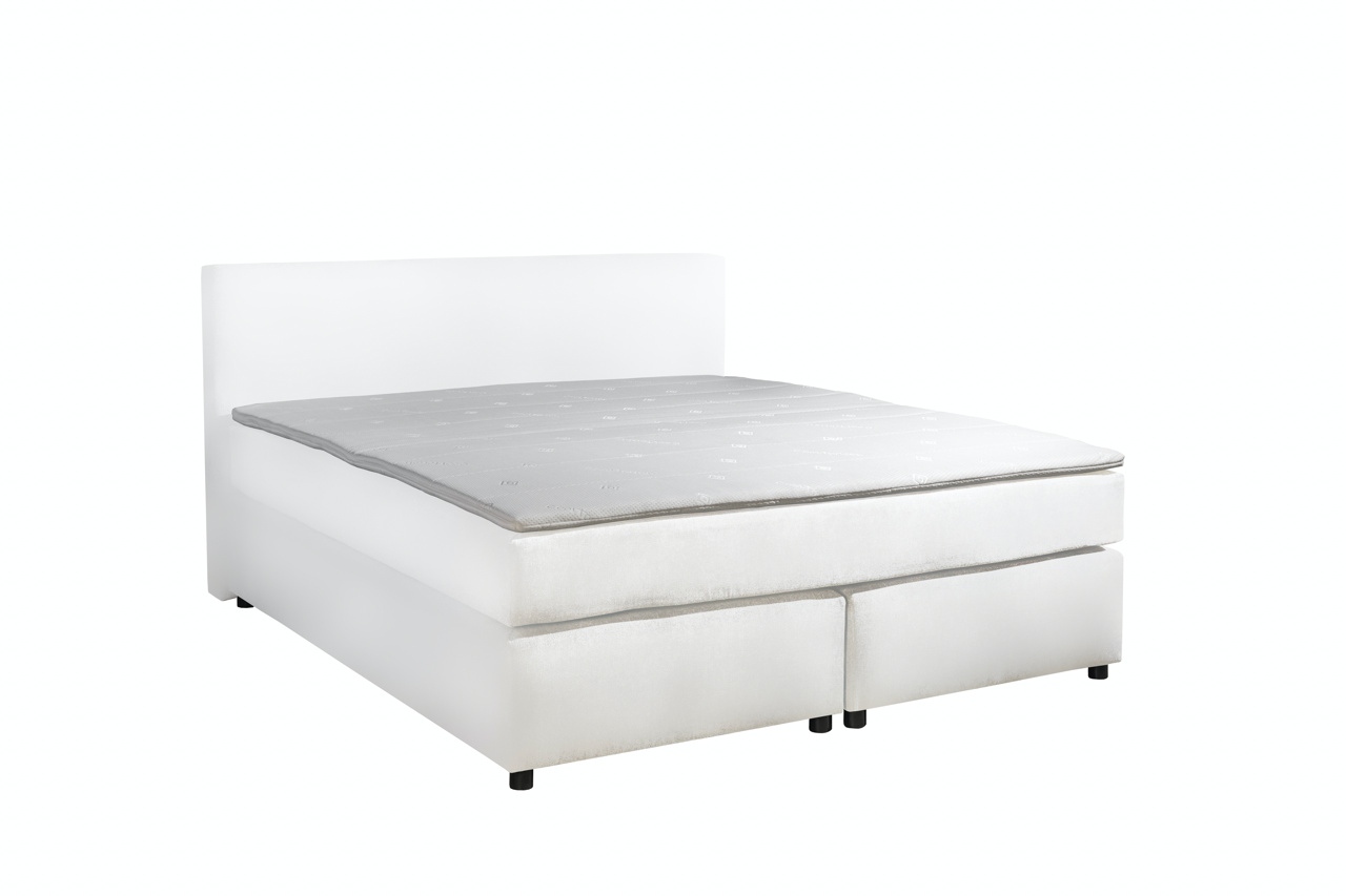 Mörgenn Boxspring Parga - Lederlook - Complete set - 140x200