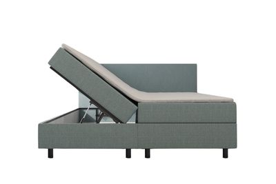 Mörgenn Opberg Boxspring Blauw 180x210 Mörgenn Opberg Boxspring Blauw 180x210